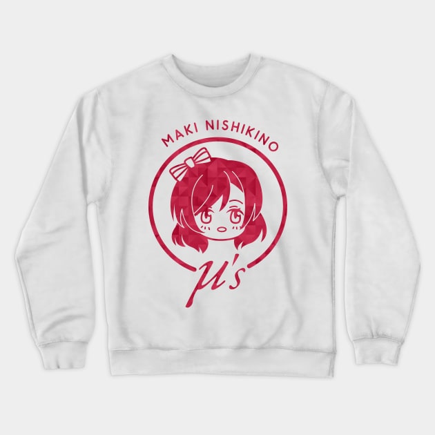 Maki Nishikino Kawaii Crewneck Sweatshirt by merch.x.wear